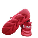 Tênis Stellar Sprint Unissex - Design Blade Monocromático Bege com Leveza