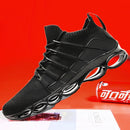 Tênis Titan Stride Unissex - Design Black & Red com Amortecimento Bounce