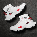 Tênis Nebula Tech Unissex - Design Hip-Hop High-Top com Detalhes Neon